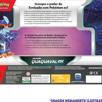 Pokémon - Box Parceiros de Paldea - Quaquaval EX