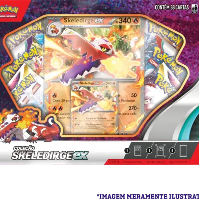Pokémon - Box Parceiros de Paldea - Skeledirge EX