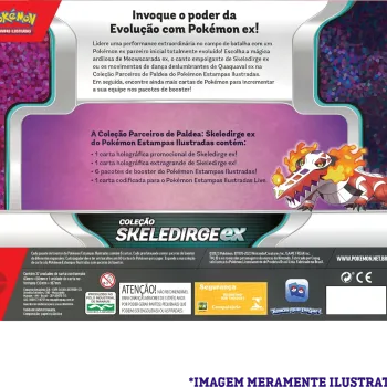 Pokémon - Box Parceiros de Paldea - Skeledirge EX