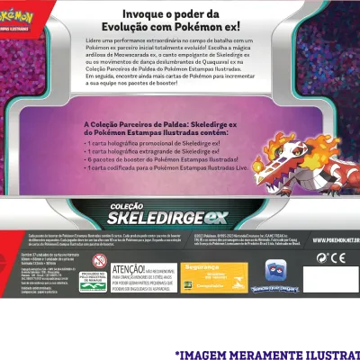 Pokémon - Box Parceiros de Paldea - Skeledirge EX