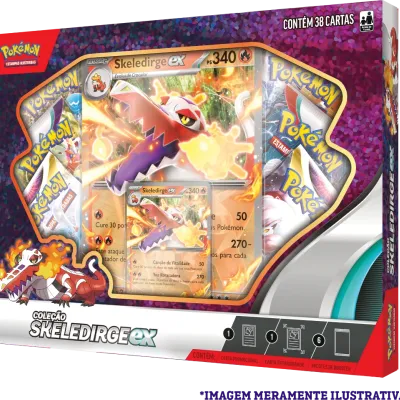 Pokémon - Box Parceiros de Paldea - Skeledirge EX