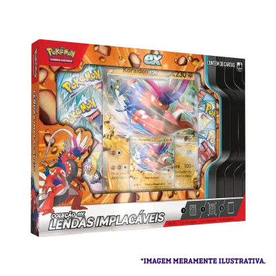 Pokémon - Box Coleção EX Lendas Implacáveis: Koraidon