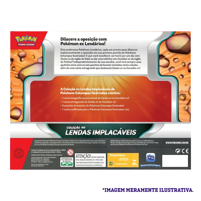 Pokémon - Box Coleção EX Lendas Implacáveis: Koraidon Pokémon - Box Coleção EX Lendas Implacáveis: Koraidon
