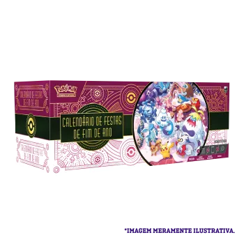 Pokémon - Box Calendário Pokémon De Festas De Fim De Ano 2025
