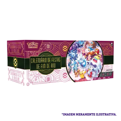 Pokémon - Box Calendário Pokémon De Festas De Fim De Ano 2025