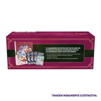 Pokémon - Box Calendário Pokémon De Festas De Fim De Ano 2025