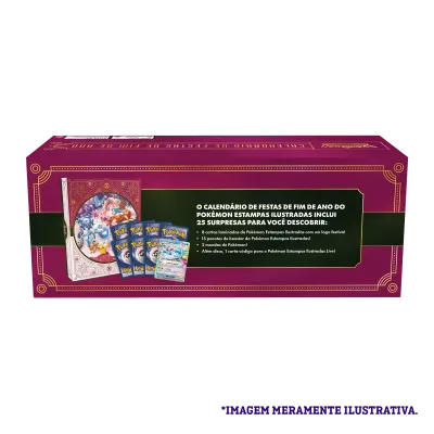 Pokémon - Box Calendário Pokémon De Festas De Fim De Ano 2025