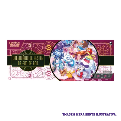 Pokémon - Box Calendário Pokémon De Festas De Fim De Ano 2025