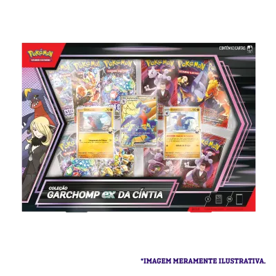 Pokémon - Box Coleção Garchomp Ex da Cíntia