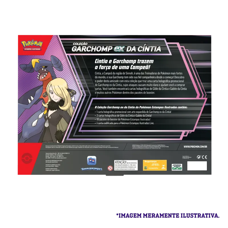 Pokémon - Box Coleção Garchomp Ex da Cíntia Pokémon - Box Coleção Garchomp Ex da Cíntia