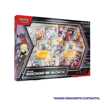 Pokémon - Box Coleção Garchomp Ex da Cíntia