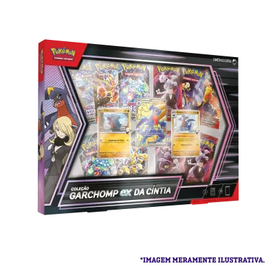 Pokémon - Box Coleção Garchomp Ex da Cíntia