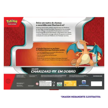 Pokémon - Box Coleção Charizard Ex Em Dobro