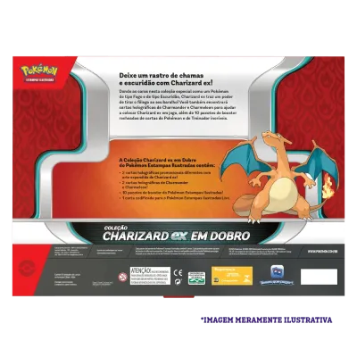 Pokémon - Box Coleção Charizard Ex Em Dobro