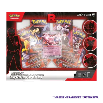 Pokémon - Box Coleção Ex Equipe Rocket - Mewtwo