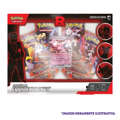 Pokémon - Box Coleção Ex Equipe Rocket - Mewtwo Pokémon - Box Coleção Ex Equipe Rocket - Mewtwo