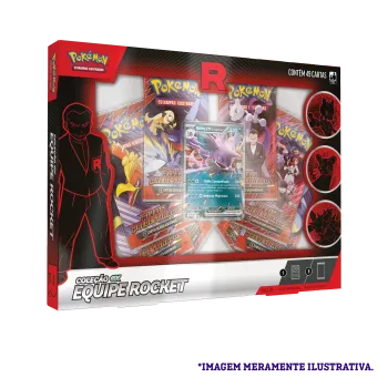 Pokémon - Box Coleção Ex Equipe Rocket - Nidoking