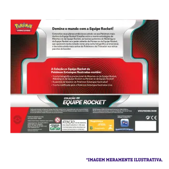 Pokémon - Box Coleção Ex Equipe Rocket - Mewtwo