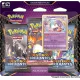 Pokémon - Destinos Brilhantes Coleção Festa Maluca - Kit de 4 Blisters com 3 boosters