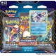 Pokémon - Destinos Brilhantes Coleção Festa Maluca - Kit de 4 Blisters com 3 boosters
