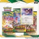 Pokemon - Espada e Escudo 7 - Céus em Evolução - Kit de 2 Blisters com 3 boosters (Eevee + Slowpoke de Galar)