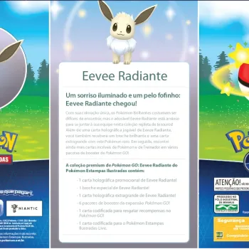 Pokémon - Pokémon GO - Coleção Premium: Eevee Radiante