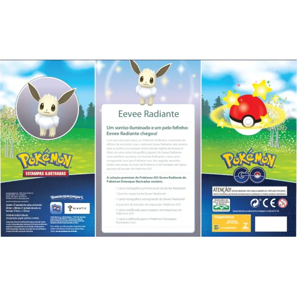 Pokémon - Pokémon GO - Coleção Premium: Eevee Radiante