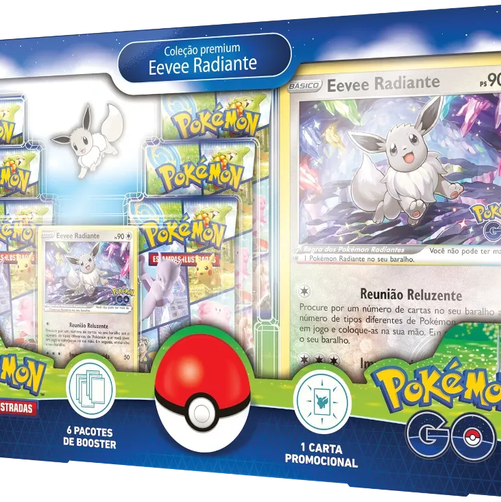 Pokémon - Pokémon GO - Coleção Premium: Eevee Radiante