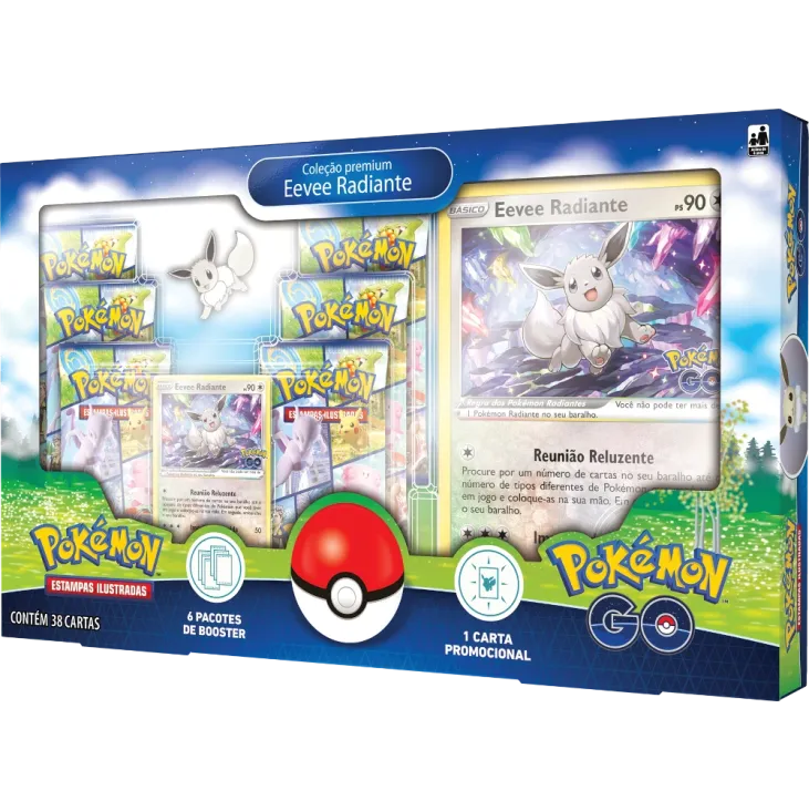 Pokémon - Pokémon GO - Coleção Premium: Eevee Radiante