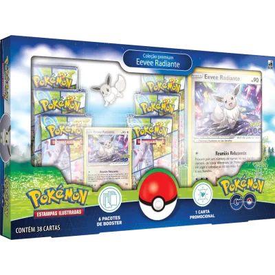 Pokémon - Pokémon GO - Coleção Premium: Eevee Radiante