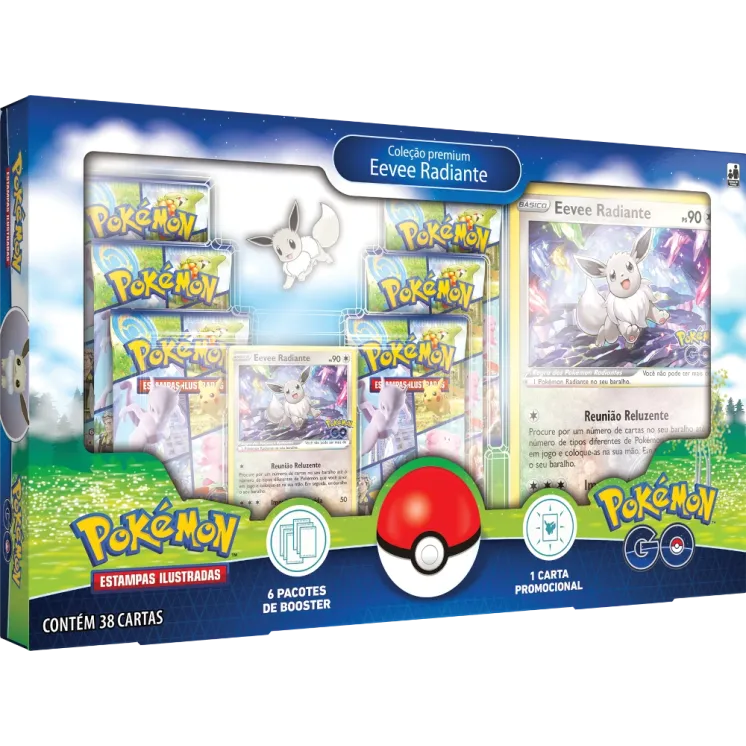 Pokémon - Pokémon GO - Coleção Premium: Eevee Radiante
