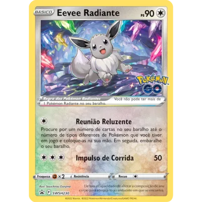 Pokémon - Pokémon GO - Coleção Premium: Eevee Radiante