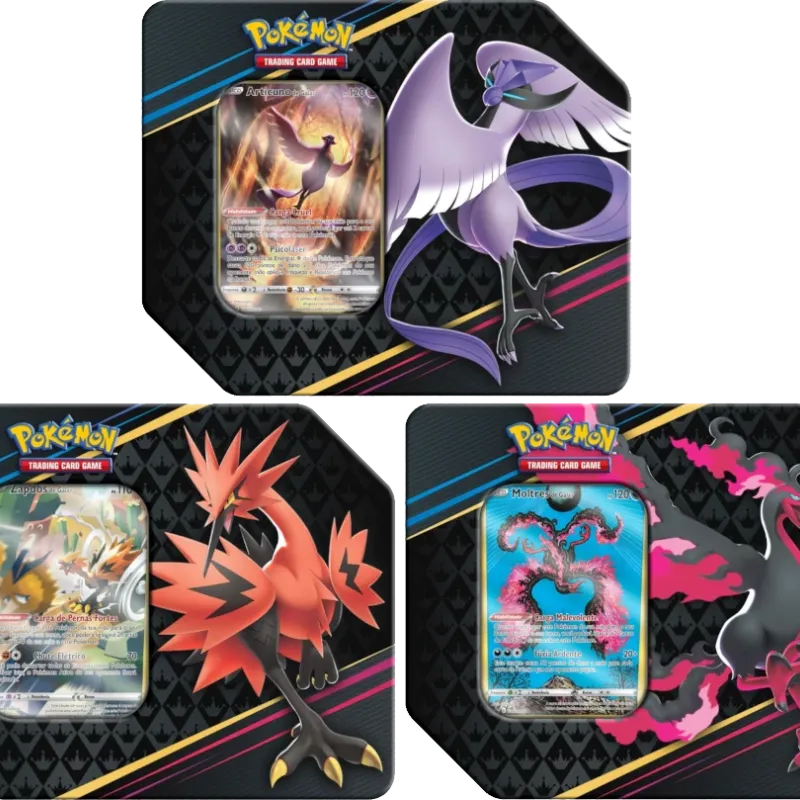Pokemon - Lata Realeza Absoluta Kit com 3 latas