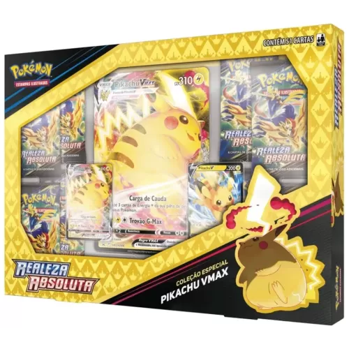 Pokémon - Realeza Absoluta - Box Coleção Especial Pikachu Vmax