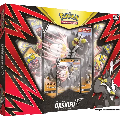 Pokémon - Box Coleção Urshifu V Golpe Decisivo