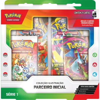 Pokémon - Coleção Ilustração Parceiro Inicial (Lançamento dia 27/03/26)