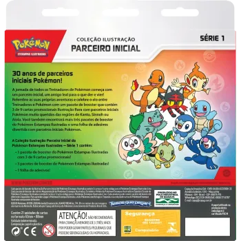 Pokémon - Coleção Ilustração Parceiro Inicial (Lançamento dia 27/03/26)