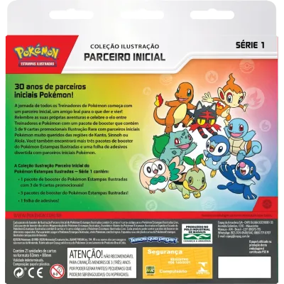 Pokémon - Coleção Ilustração Parceiro Inicial (Lançamento dia 27/03/26)