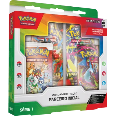 Pokémon - Coleção Ilustração Parceiro Inicial (Lançamento dia 27/03/26)