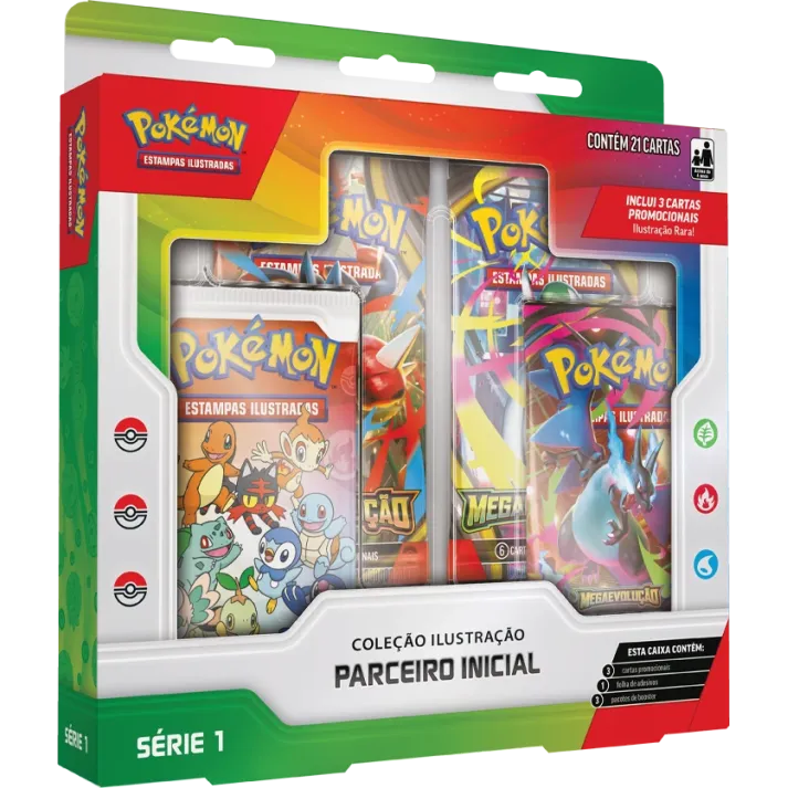 Pokémon - Coleção Ilustração Parceiro Inicial (Lançamento dia 27/03/26)