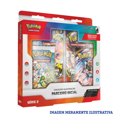 Pokémon - Coleção Ilustração Parceiro Inicial Série 2 Pokémon - Coleção Ilustração Parceiro Inicial Série 2