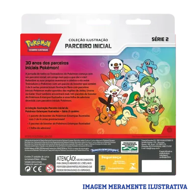 Pokémon - Coleção Ilustração Parceiro Inicial Série 2 Pokémon - Coleção Ilustração Parceiro Inicial Série 2