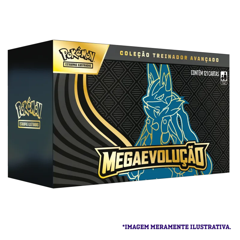 Pokémon - Mega Evolução 01 - Coleção Treinador Avançado Lucario Pokémon - Mega Evolução 01 - Coleção Treinador Avançado Lucario