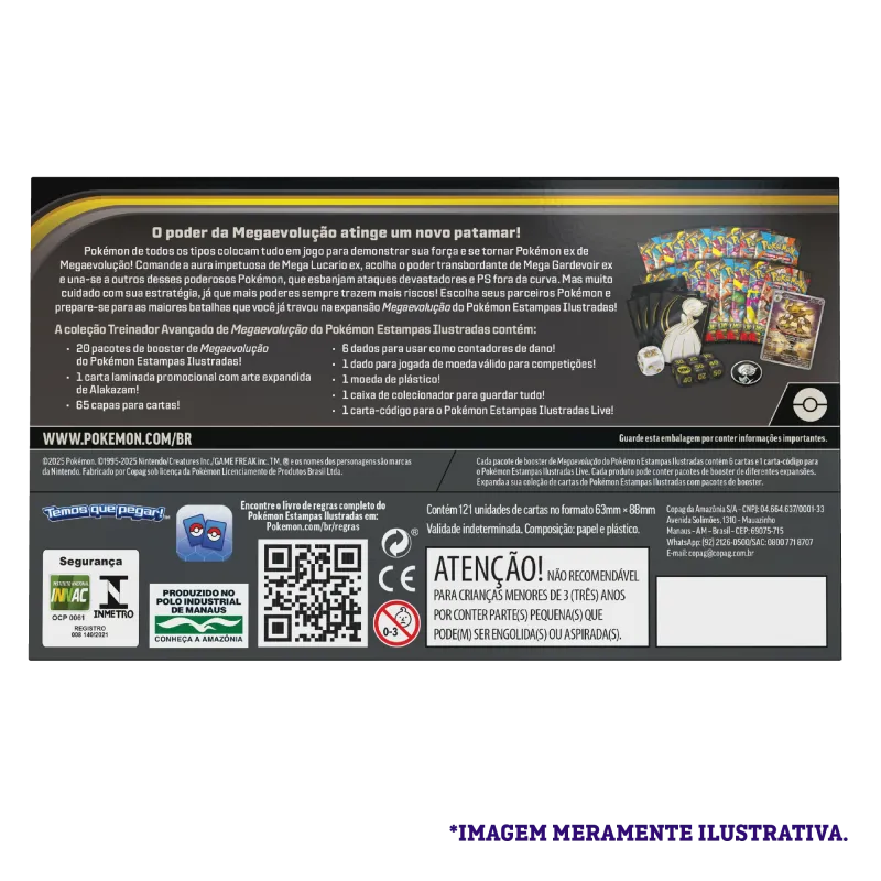 Pokémon - Mega Evolução 01 - Coleção Treinador Avançado Gardevoir Pokémon - Mega Evolução 01 - Coleção Treinador Avançado Gardevoir