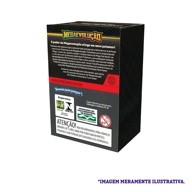 Pokémon - Mega Evolução 01 - Combo de Booster Pokémon - Mega Evolução 01 - Combo de Booster