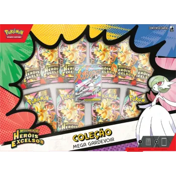 Pokémon - Box Coleção Mega Gardevoir ex de Megaevolução - Heróis Excelsos (Lançamento 20/03/2026)