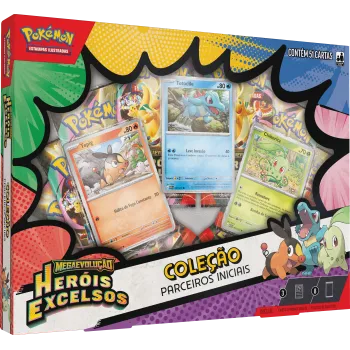 Pokémon - Box Coleção Parceiros Iniciais de Heróis Excelsos