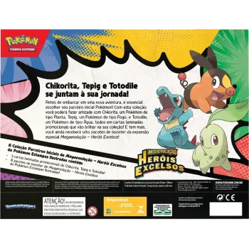 Pokémon - Box Coleção Parceiros Iniciais de Heróis Excelsos Pokémon - Box Coleção Parceiros Iniciais de Heróis Excelsos