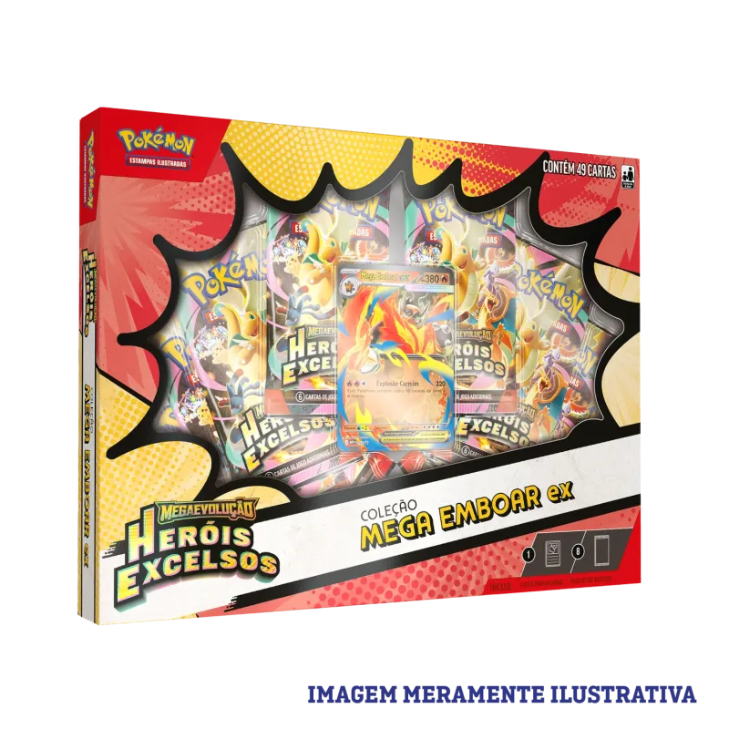 Pokémon - Box Coleção Mega Emboar Ex