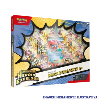 Pokémon - Box Coleção Mega Feraligatr Ex Pokémon - Box Coleção Mega Feraligatr Ex